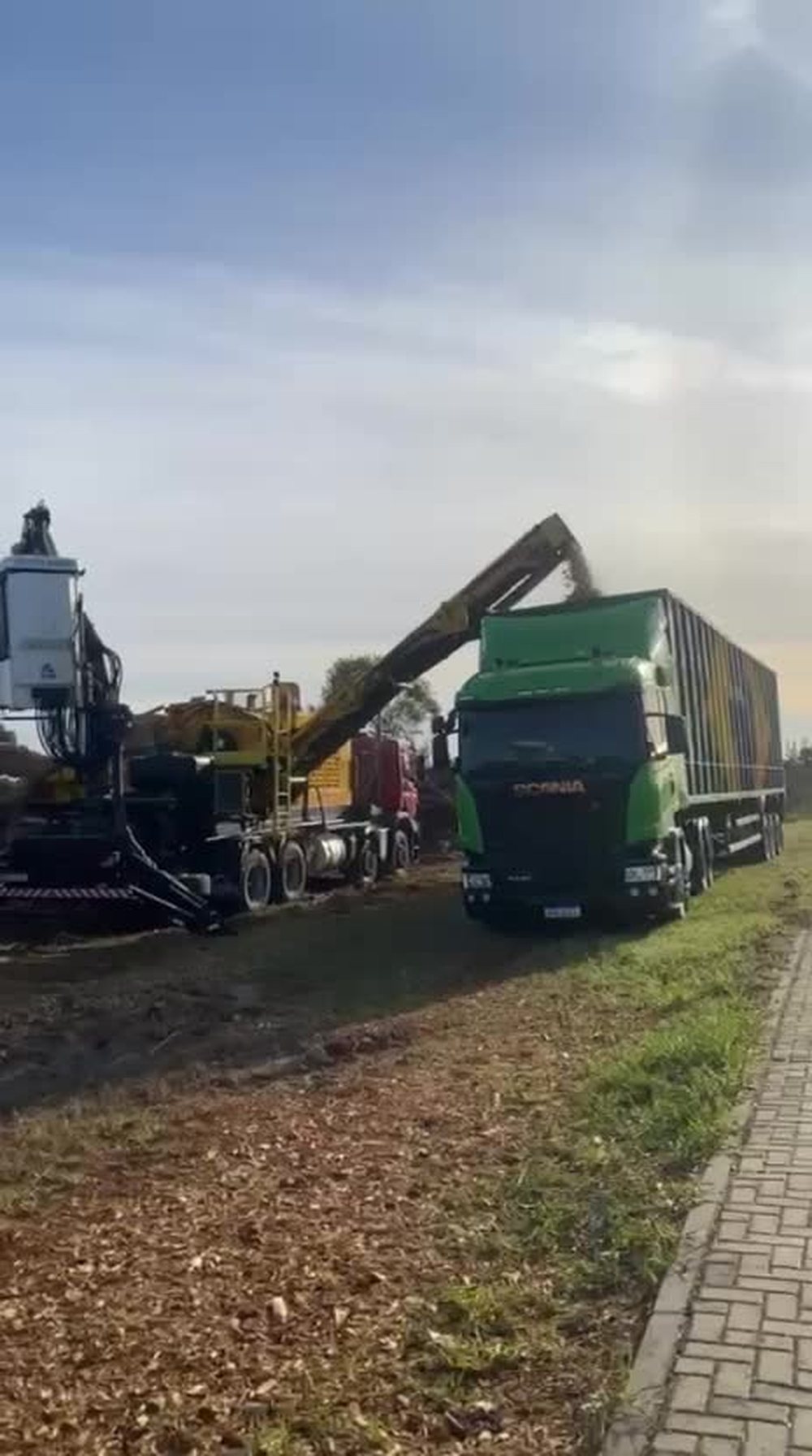 Carregamento de cavaco